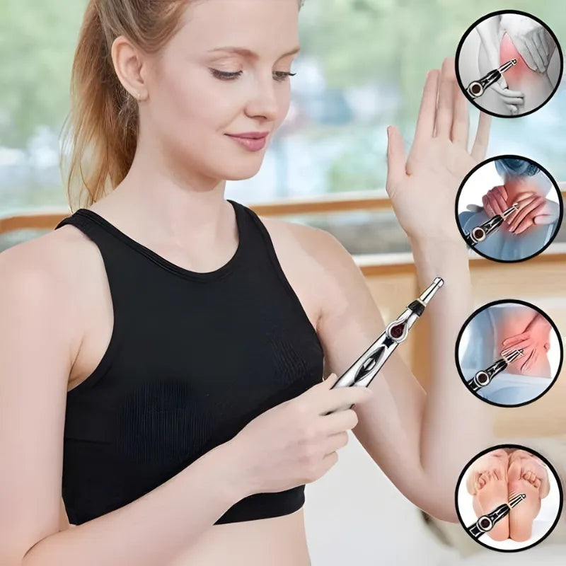 Caneta Massageadora de Acupuntura Elétrica AcuPoint™