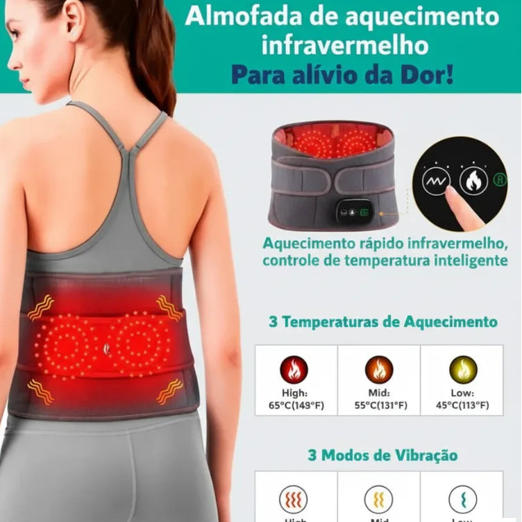 Cinta Massageadora Térmica RelaxMax™