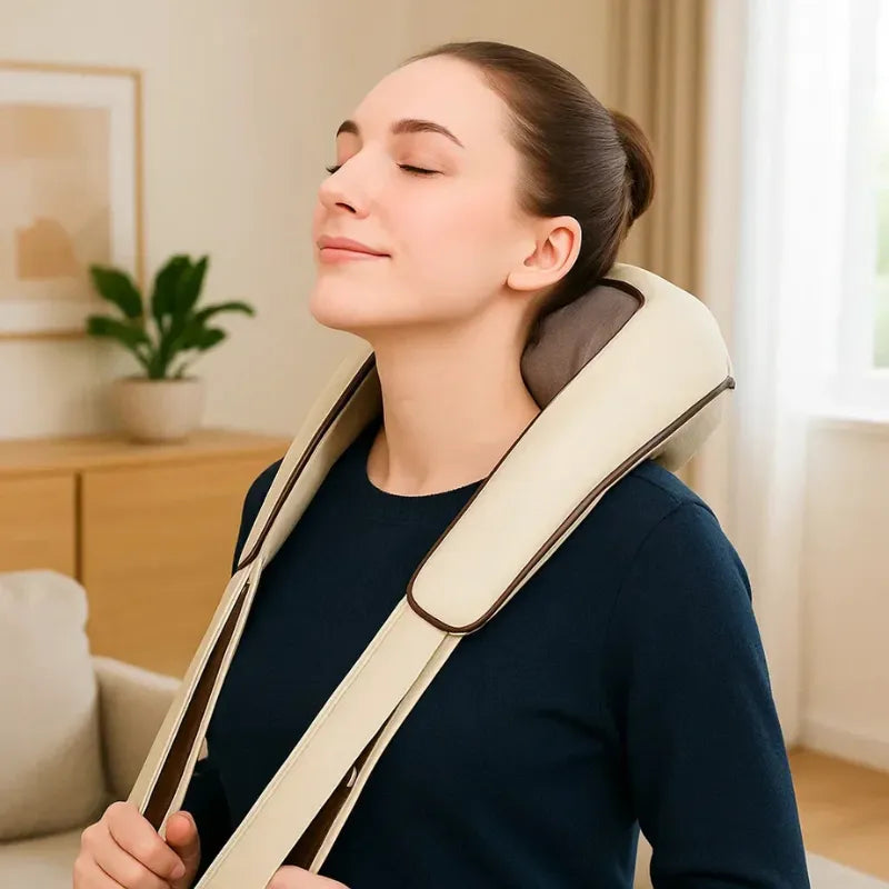 Massageador Elétrico Shiatsu – Relaxamento Profissional em Casa
