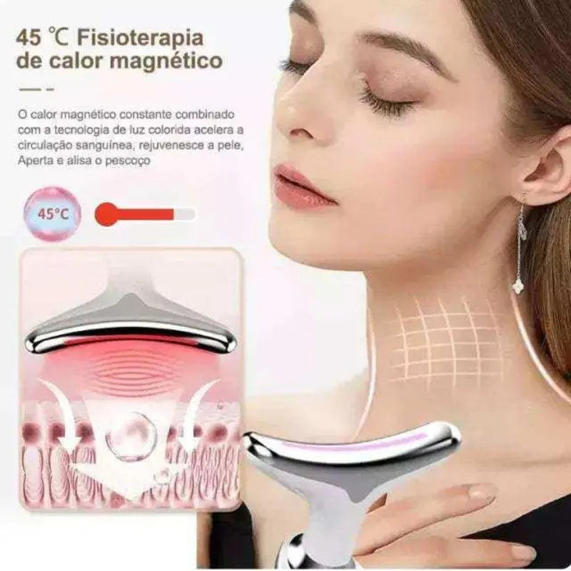Massageador Facial Anti-Idade – Pele Firme e Jovem | Oferta Leve 2