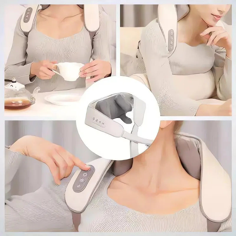 Massageador Elétrico Shiatsu – Relaxamento Profissional em Casa