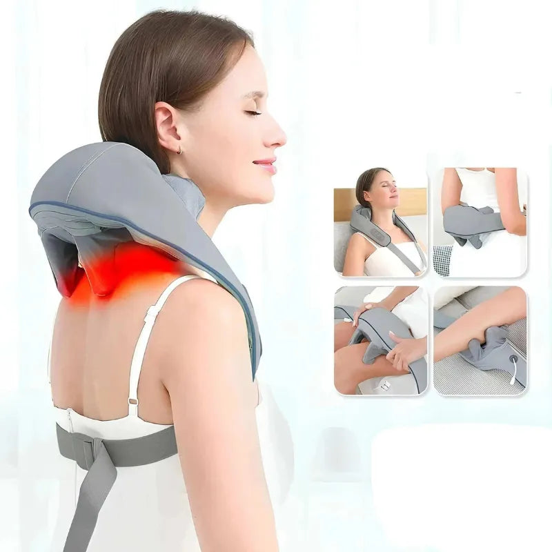 Massageador Elétrico Shiatsu – Relaxamento Profissional em Casa