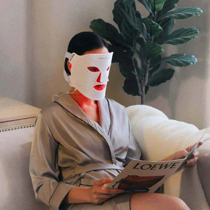 Máscara Facial LED – Rejuvenescimento e Firmeza Visível