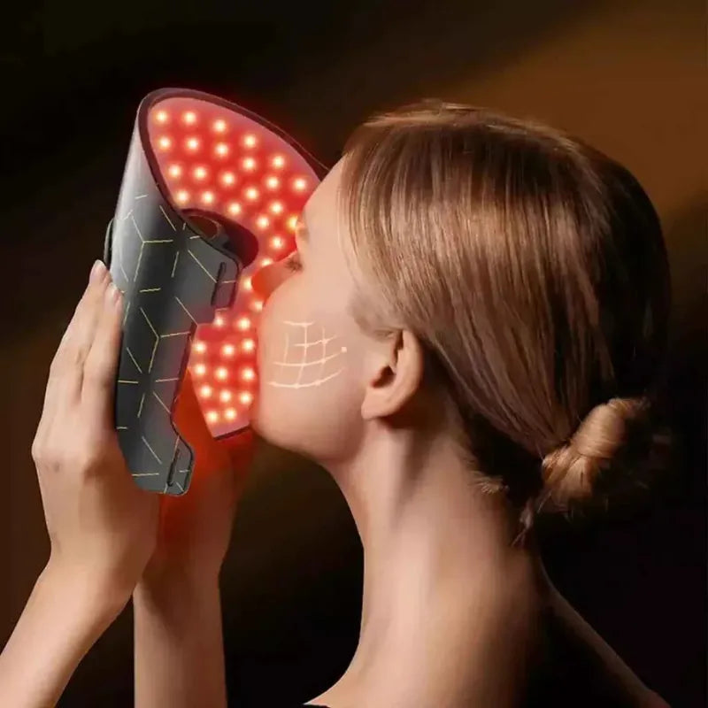 Máscara Facial LED – Rejuvenescimento e Firmeza Visível