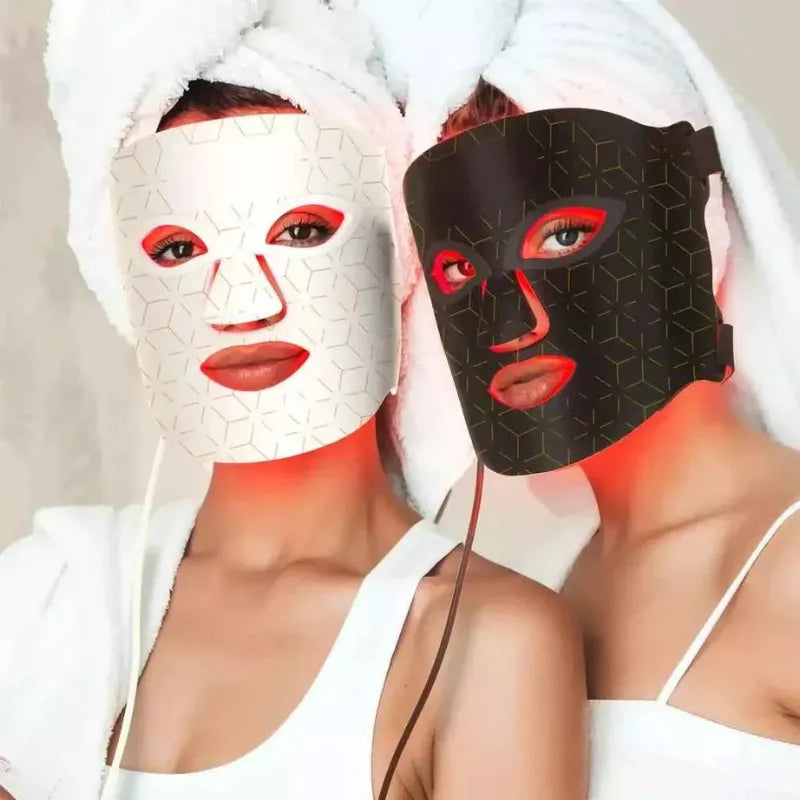 Máscara Facial LED – Rejuvenescimento e Firmeza Visível