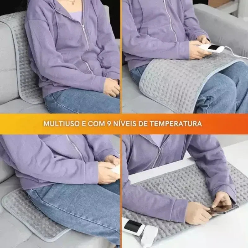 Manta Térmica Elétrica – Elimine Dores e Relaxe em Minutos com Calor Terapêutico
