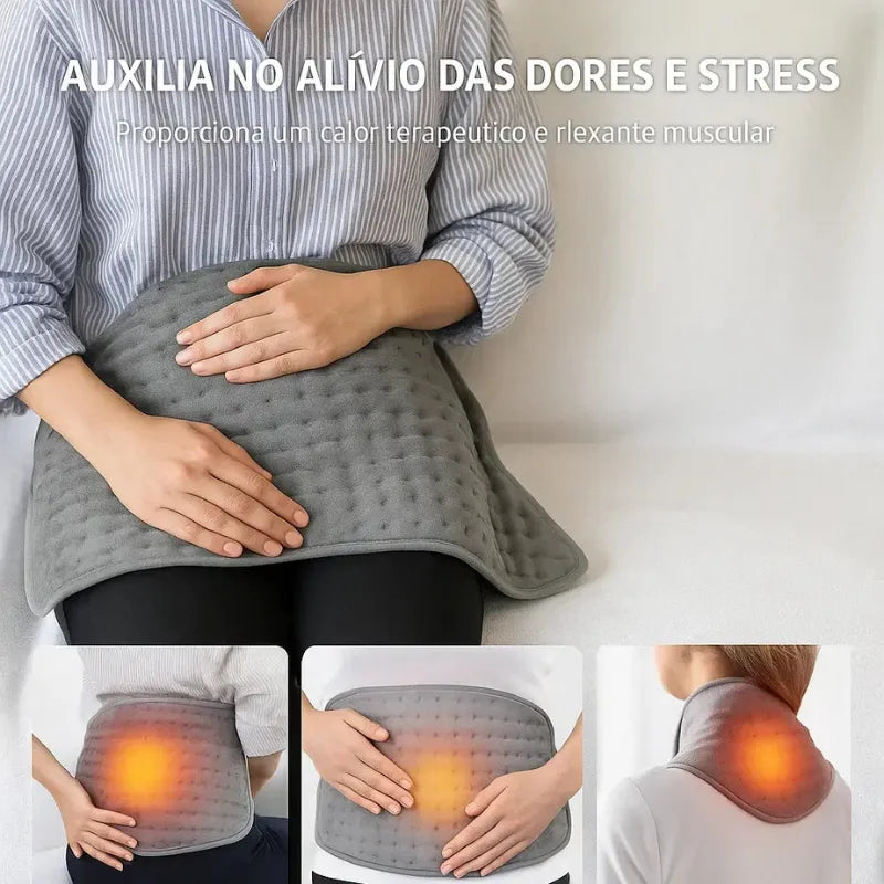 Manta Térmica Elétrica – Elimine Dores e Relaxe em Minutos com Calor Terapêutico