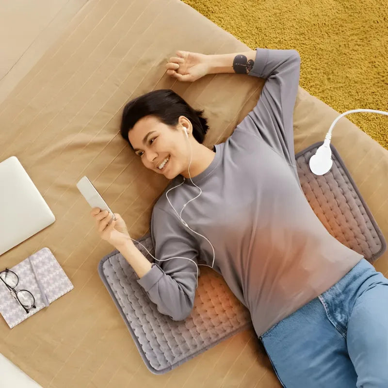 Manta Térmica Elétrica – Elimine Dores e Relaxe em Minutos com Calor Terapêutico