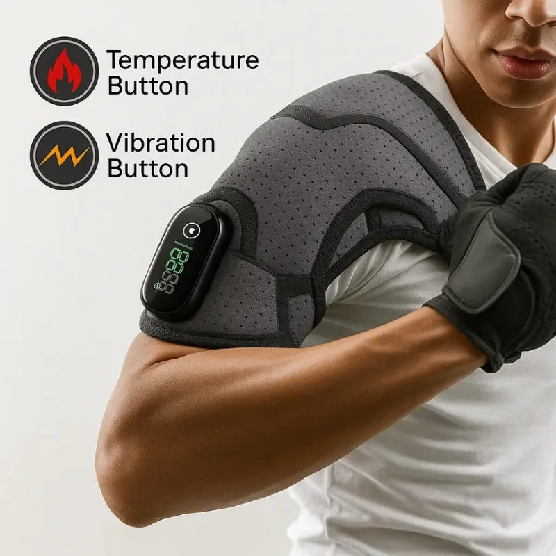 Massageador de Ombro com Aquecimento – Elimine Dor e Tensão em Minutos