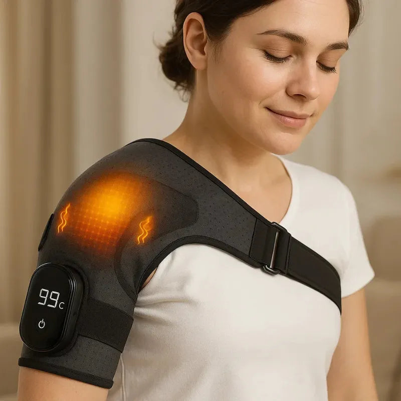 Massageador de Ombro com Aquecimento – Elimine Dor e Tensão em Minutos