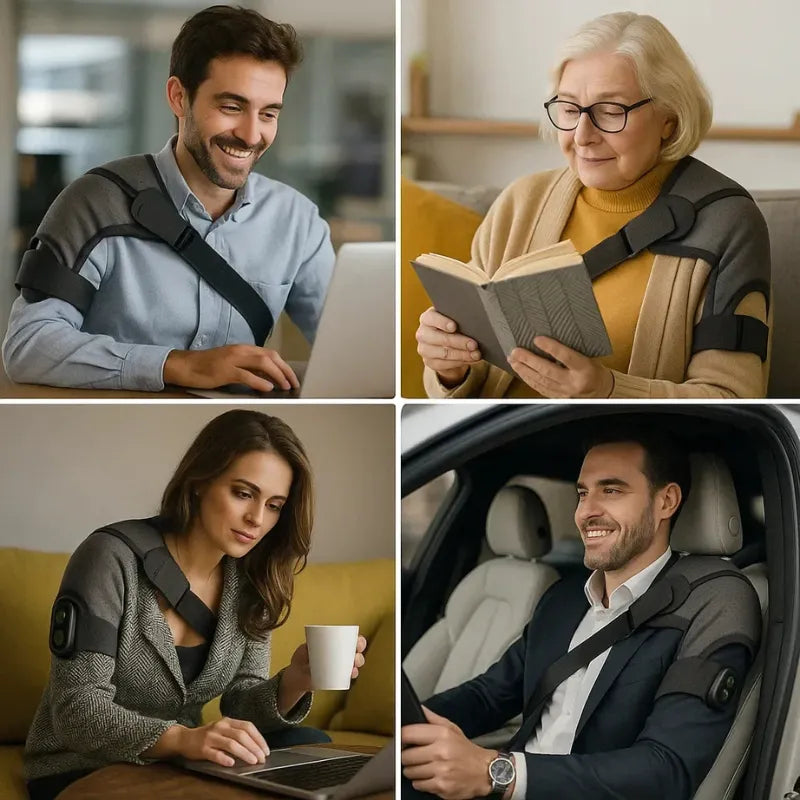 Massageador de Ombro com Aquecimento – Elimine Dor e Tensão em Minutos