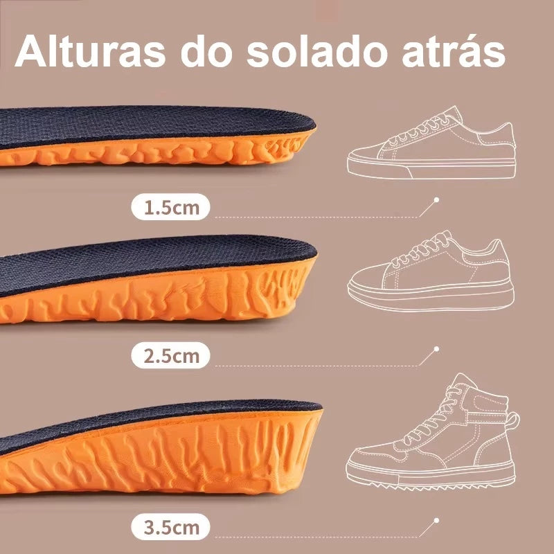 Palmilha Anatômica Ortopédica Saltos Confortável Durável Lavável
