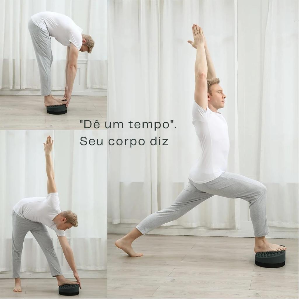 Descanso Massageador Ergonômico para Pés com Estimulação por Acupressão