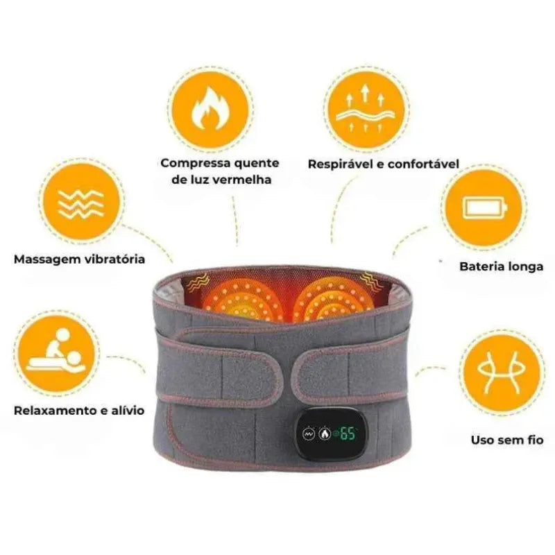Cinta Massageadora Térmica RelaxMax™