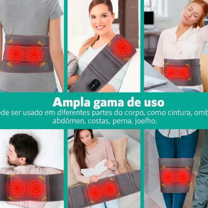 Cinta Massageadora Térmica RelaxMax™