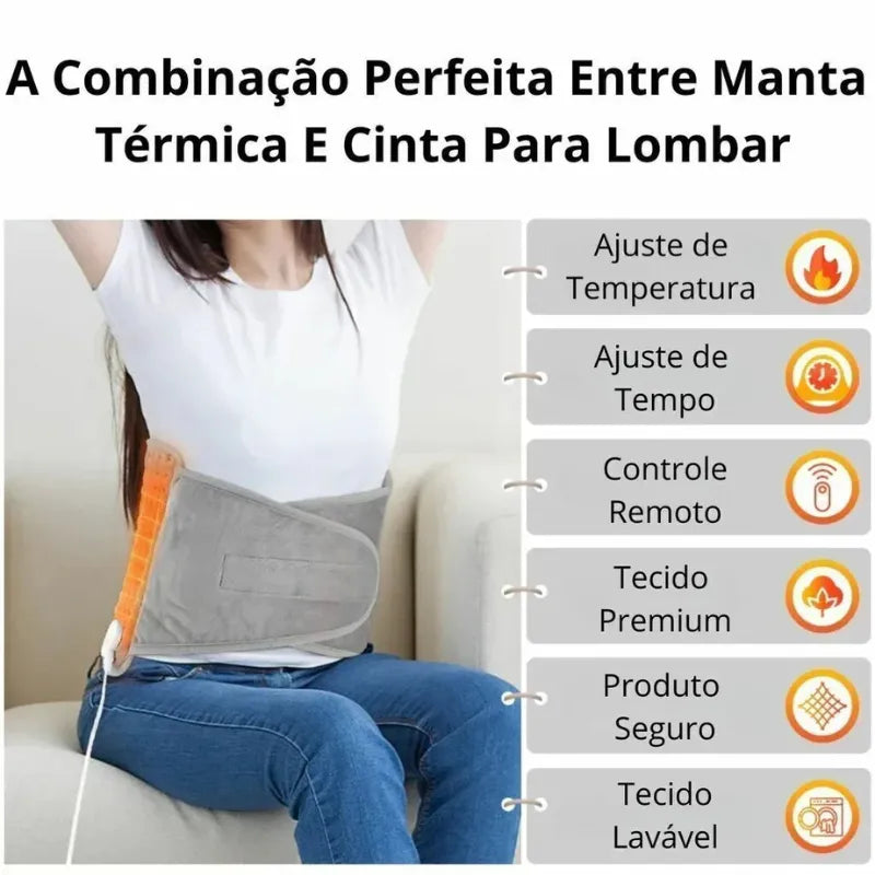 Cinta Térmica Recarregável com Aquecimento