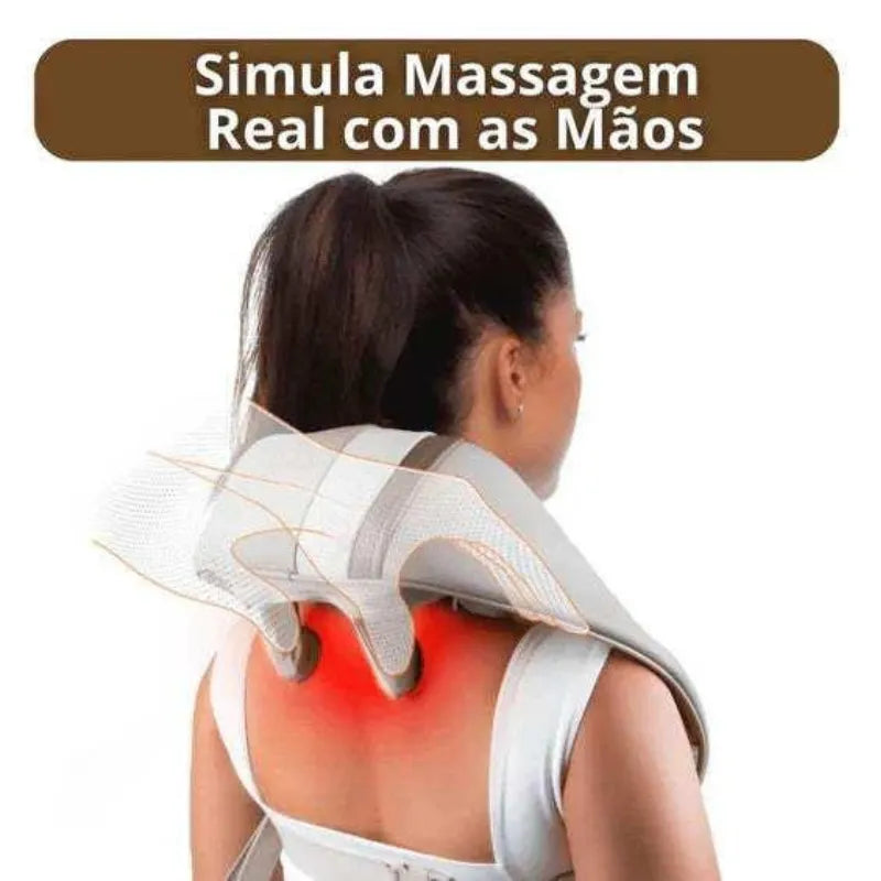 Massageador Elétrico Shiatsu – Relaxamento Profissional em Casa