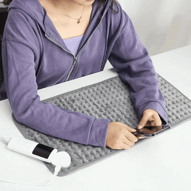 Manta Térmica Elétrica – Elimine Dores e Relaxe em Minutos com Calor Terapêutico