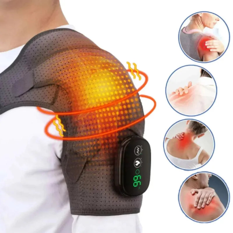 Massageador de Ombro com Aquecimento – Elimine Dor e Tensão em Minutos