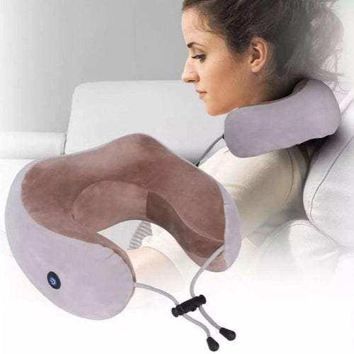 Almofada Massageadora de Pescoço Elétrica Recarregável