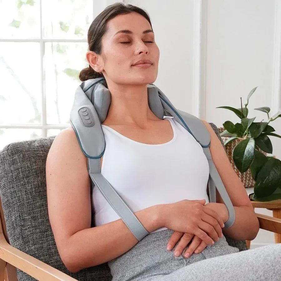 Massageador De Pescoço Inteligentes De Compressão Sem Fio