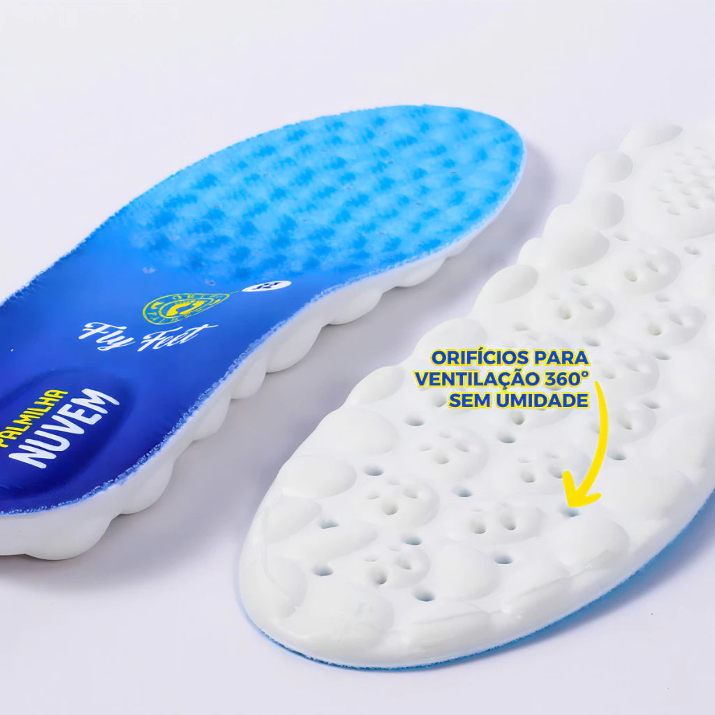 Palmilha Ortopedica Fly Feet Nuvem